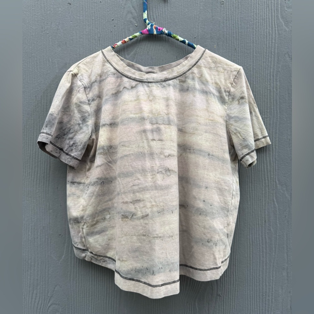 Vimmia Brand Cotton Tye Dye T-Shirt with Open Back Size XS
